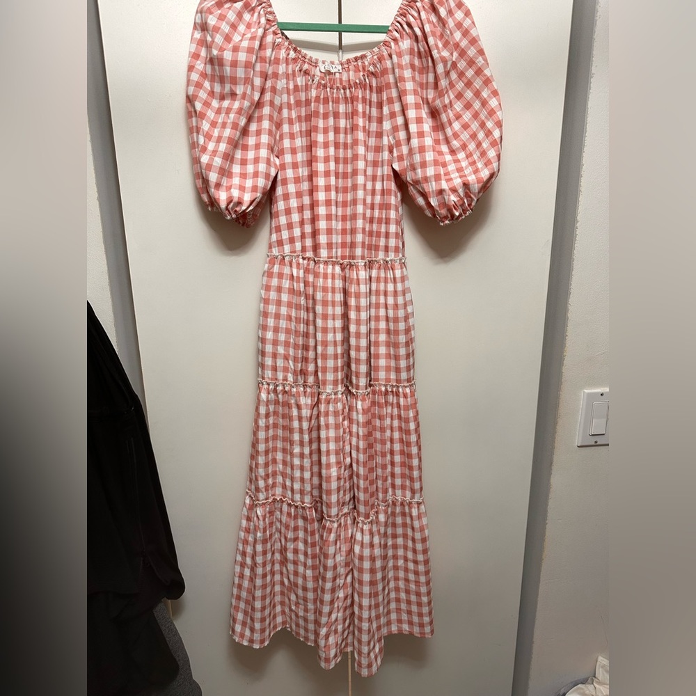 Jupe NYC pink gingham dress